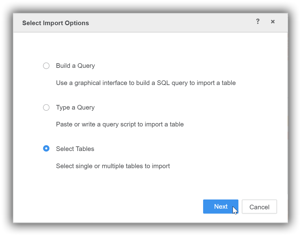 apps microstrat tables