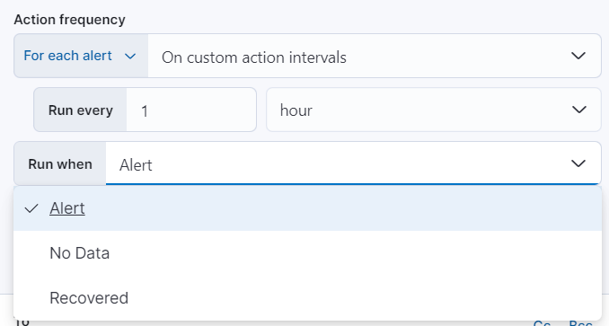 Configure when a rule is triggered