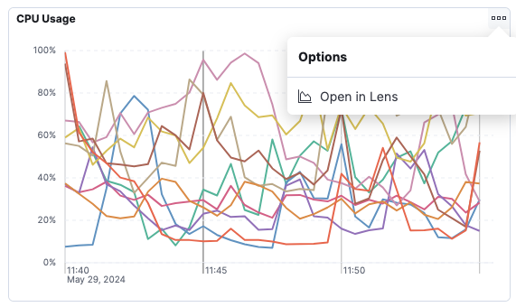 Screenshot showing option to open in Lens