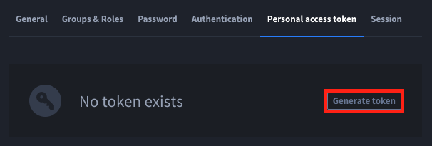 Turbine Cloud Personal Access Token