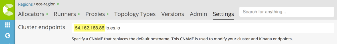 Public IP address is used for cluster endpoints in the Cloud UI