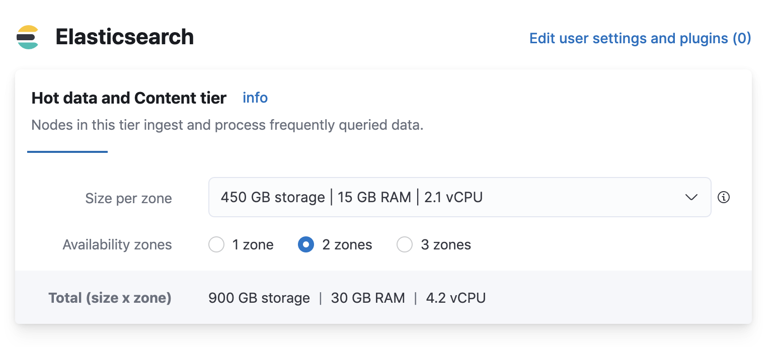 Customize hot data and content tier nodes