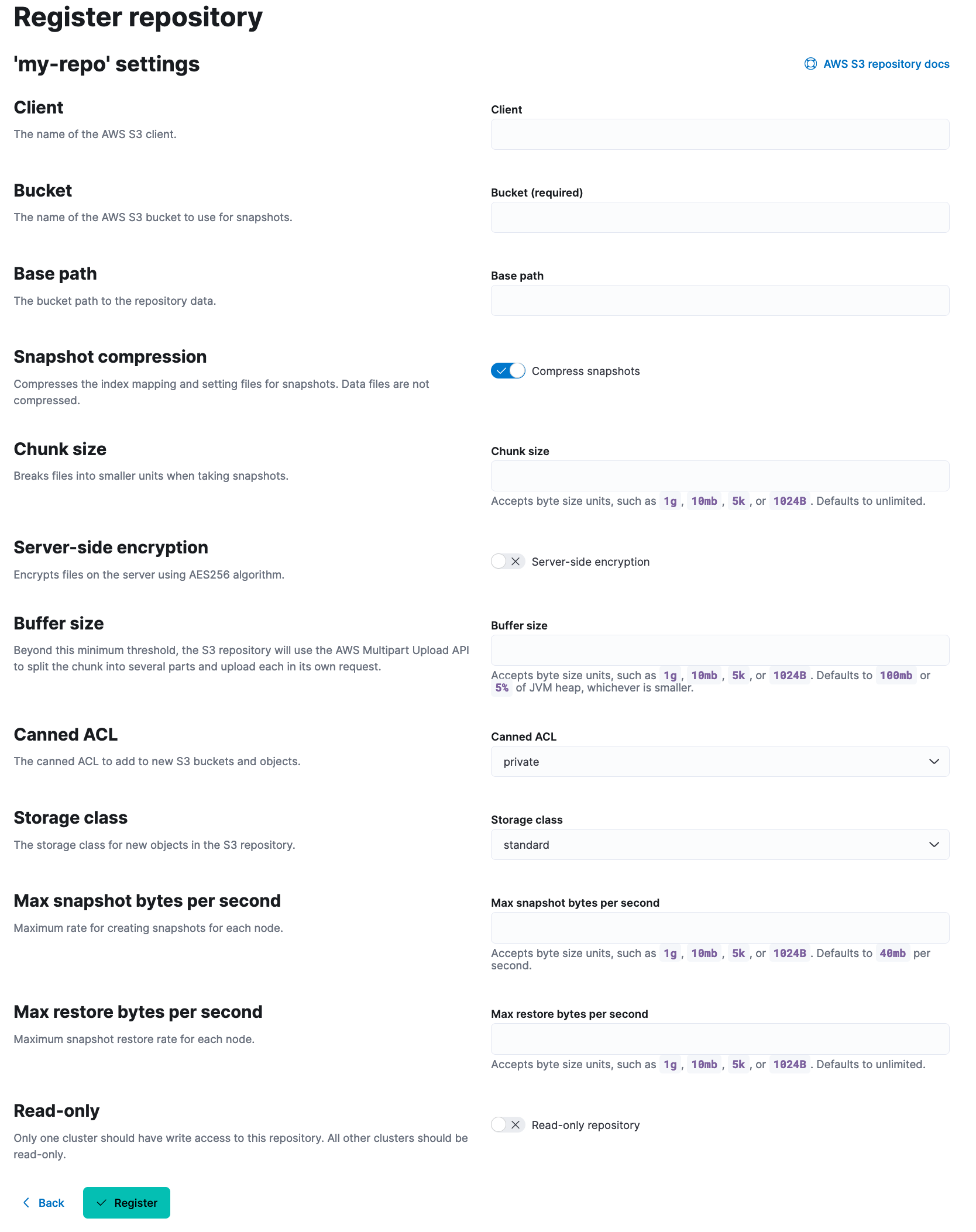 Kibana Console