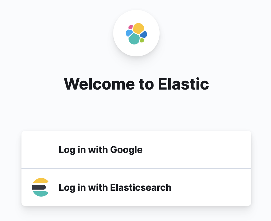 Enterprise Search with Google login