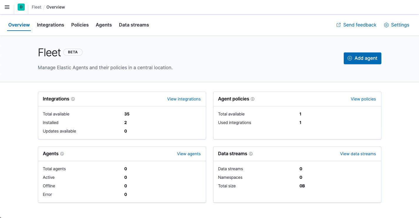 Fleet in Kibana