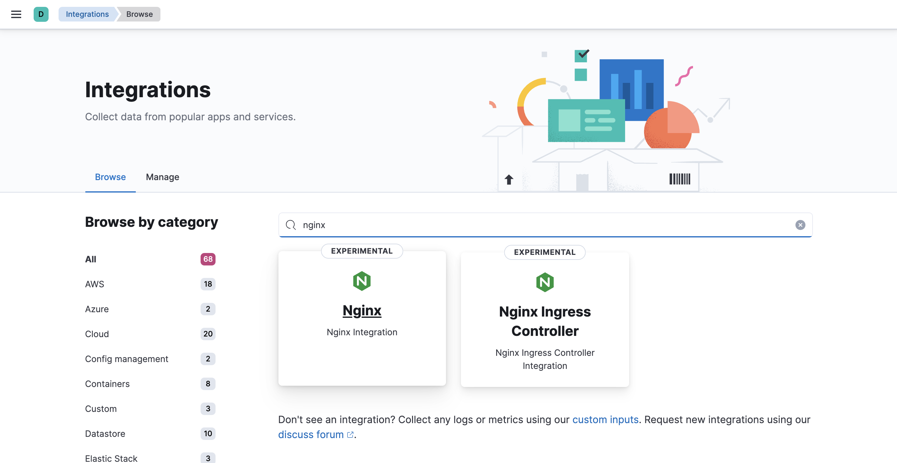 Fleet showing Nginx integration