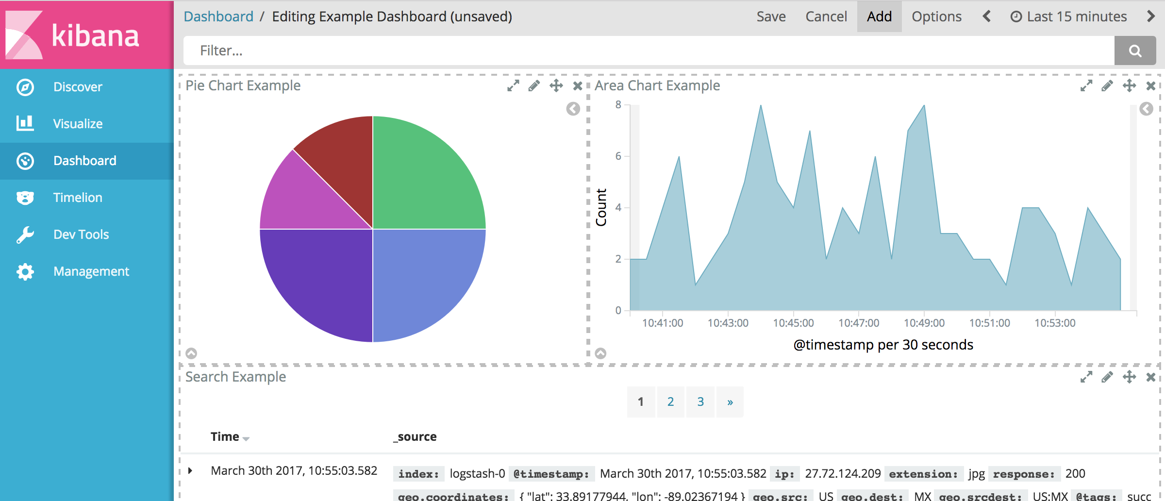 Dashboard Edit Mode