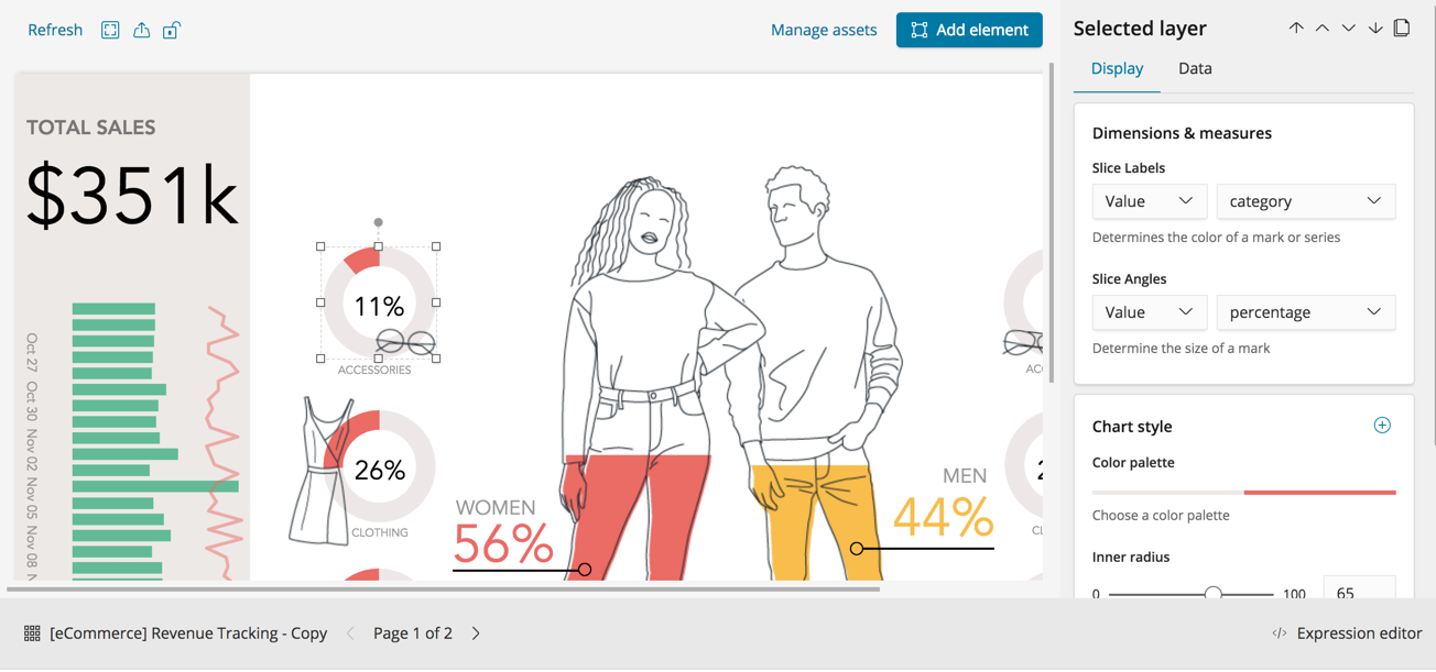 canvas workpad edit style