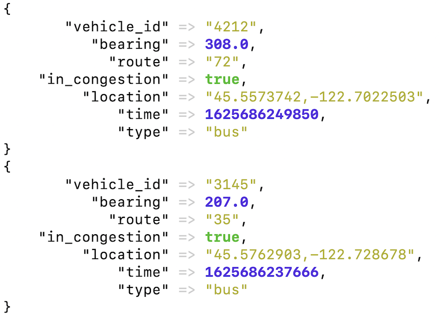 logstash output