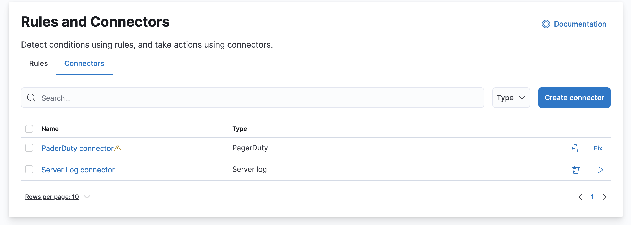 Connectors with missing secrets