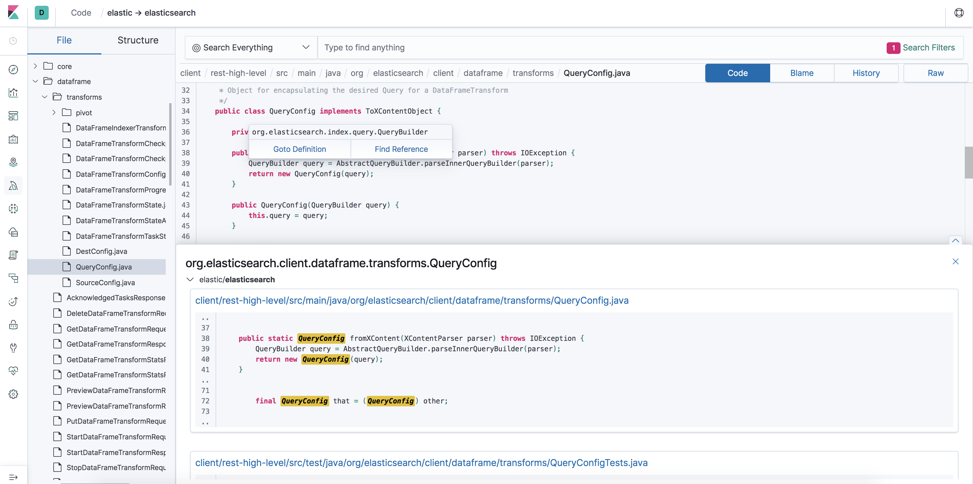 code semantic nav