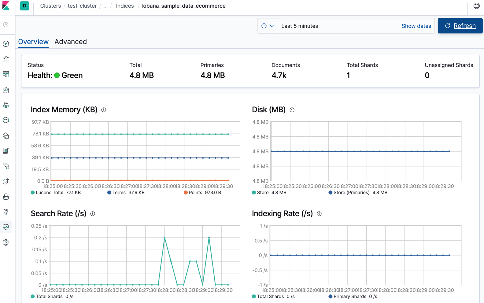 Elasticsearch Index Overview