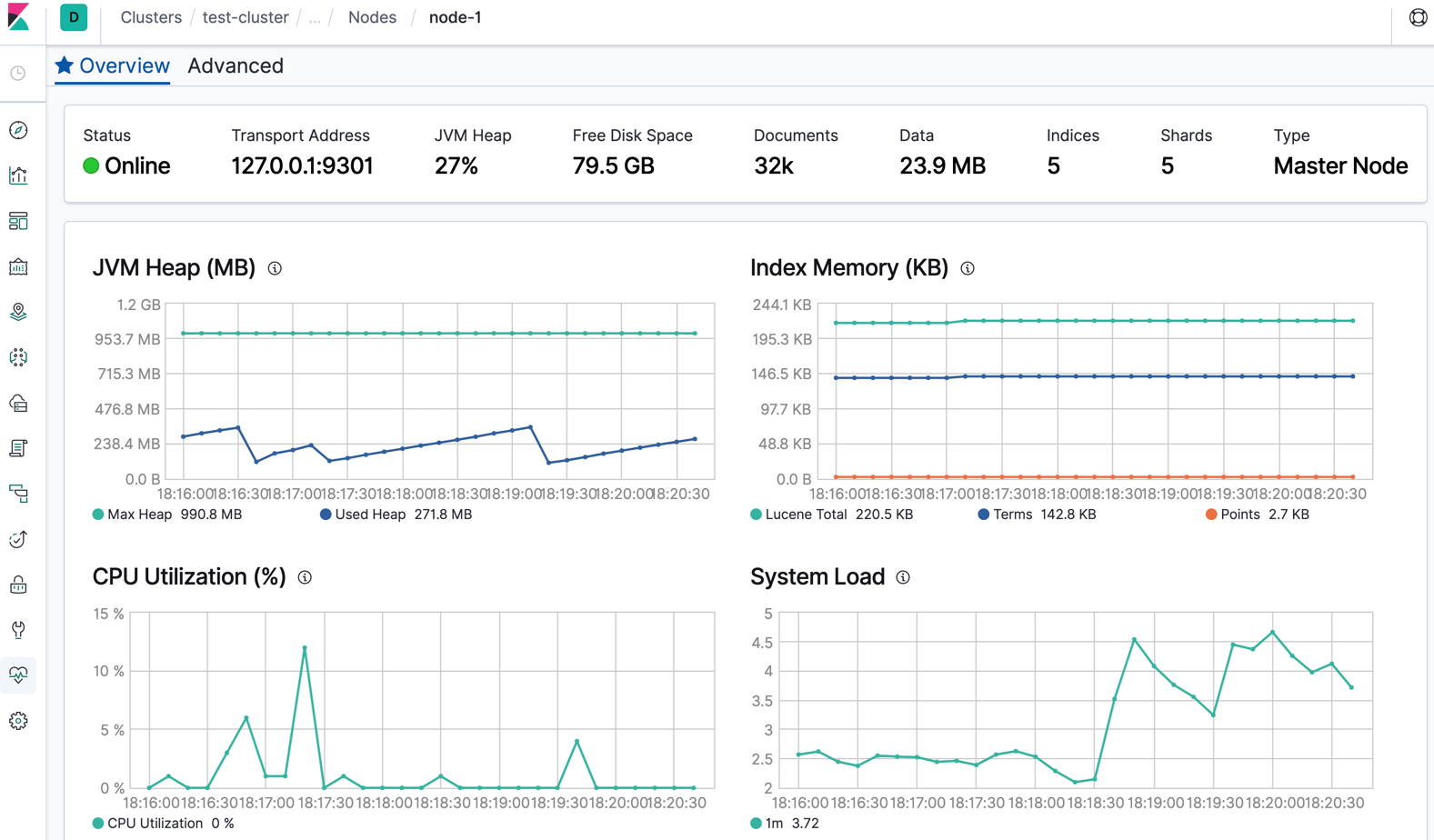 Elasticsearch Node Overview