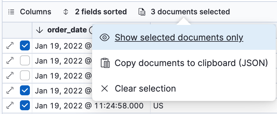 Multi field sort in Document Explorer