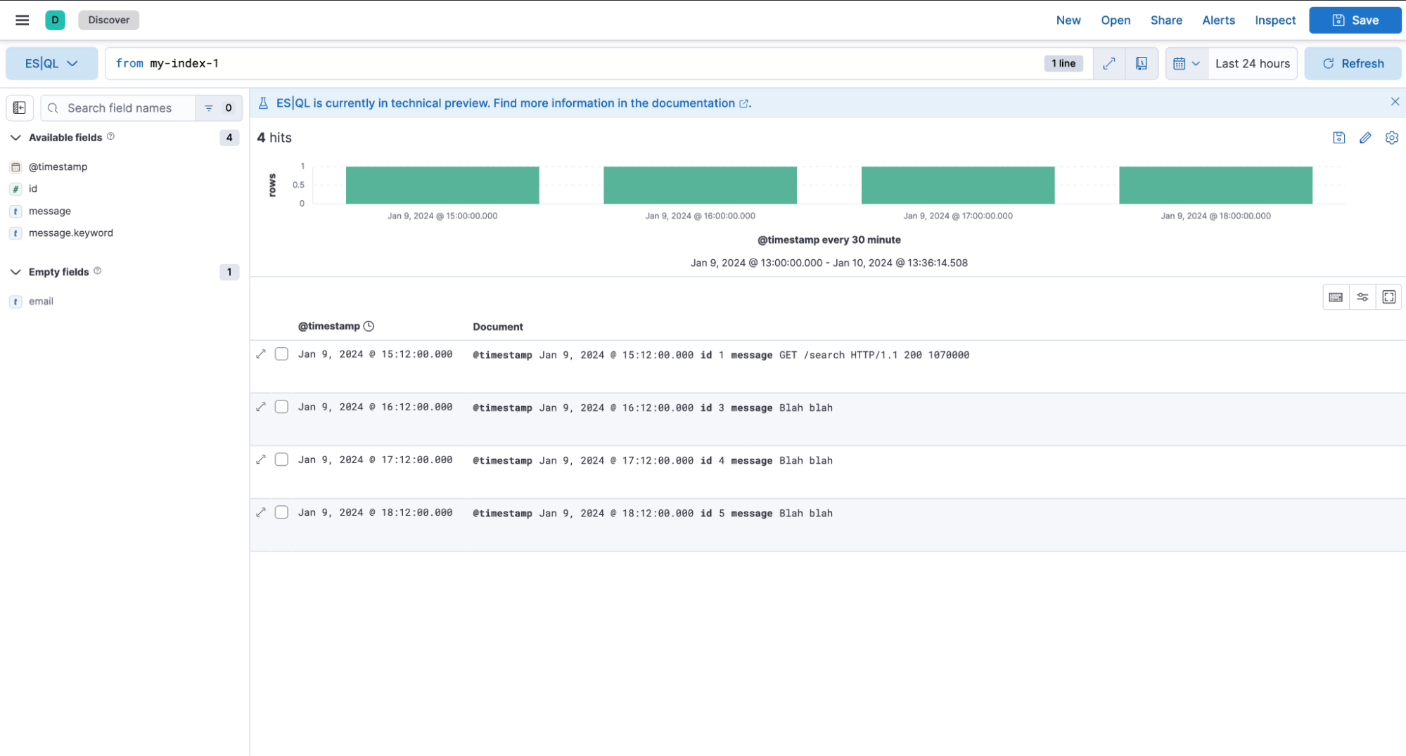 An image of the improvements to the available fields.