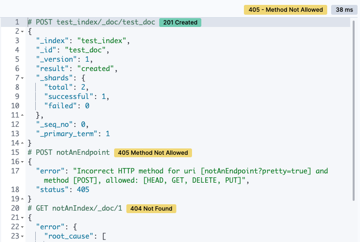 What it looks like to define variables and consume them in a request in Console