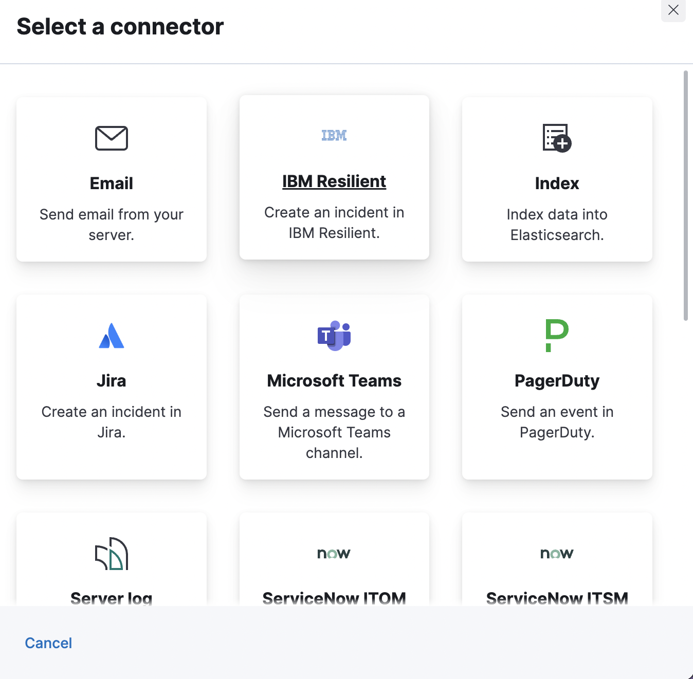 Connector select type