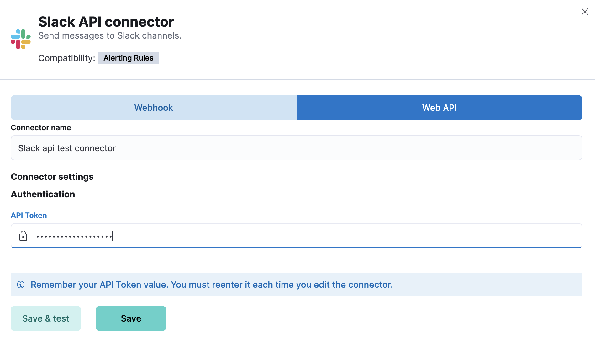 Slack API connector