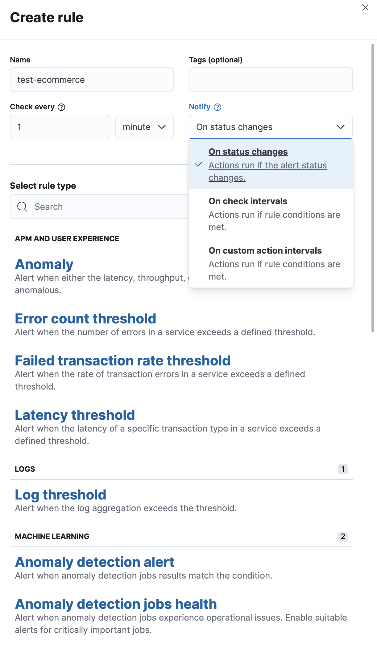 Creating a new machine learning rule