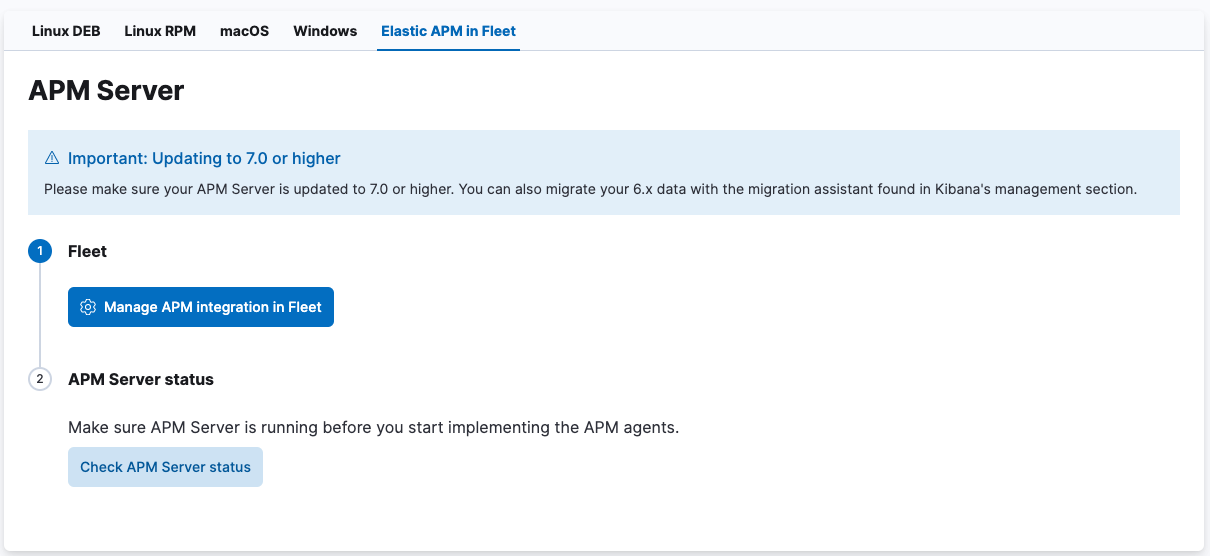 Add APM integration