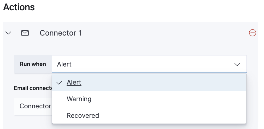 Configure when a rule is triggered