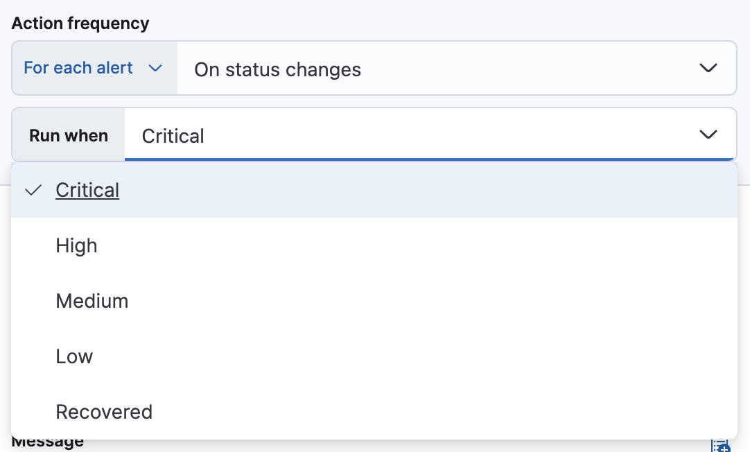 Configure when a rule is triggered