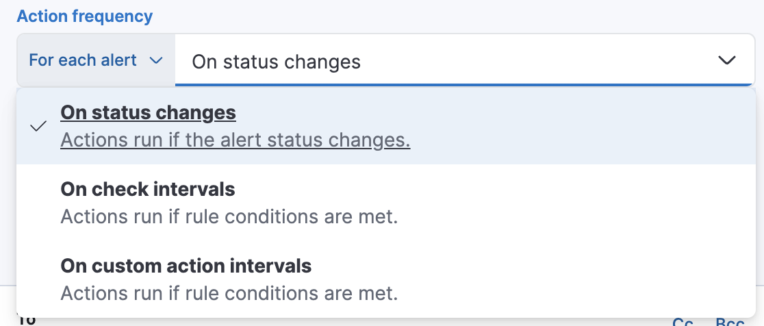 tls rule synthetics action types summary