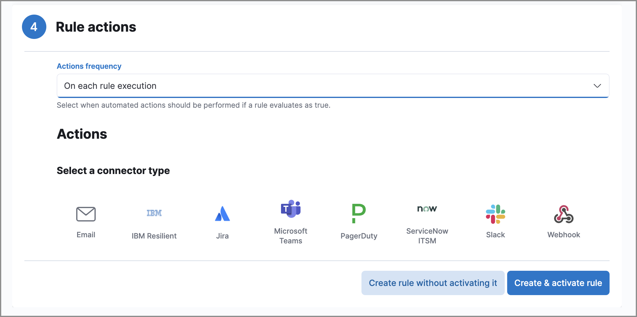 available action types