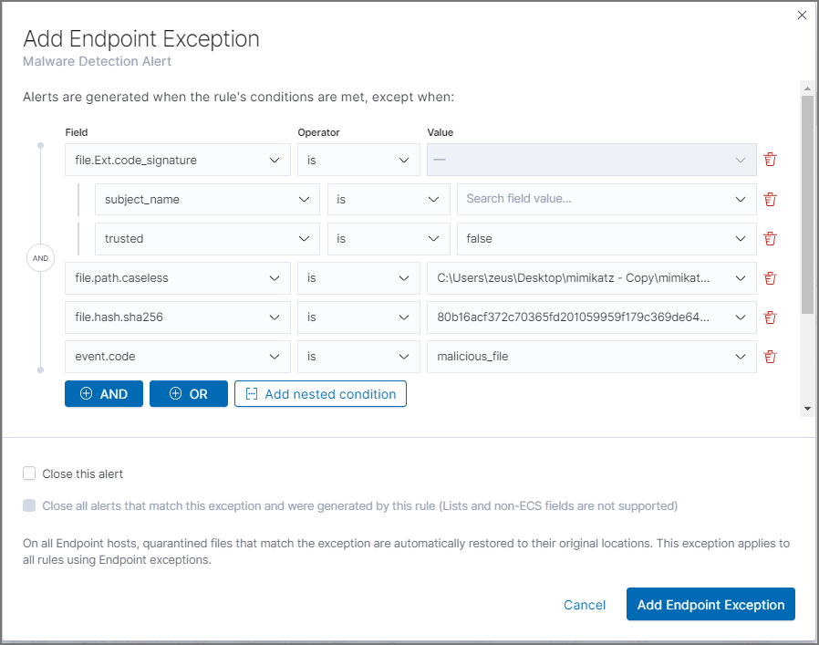 endpoint add exp