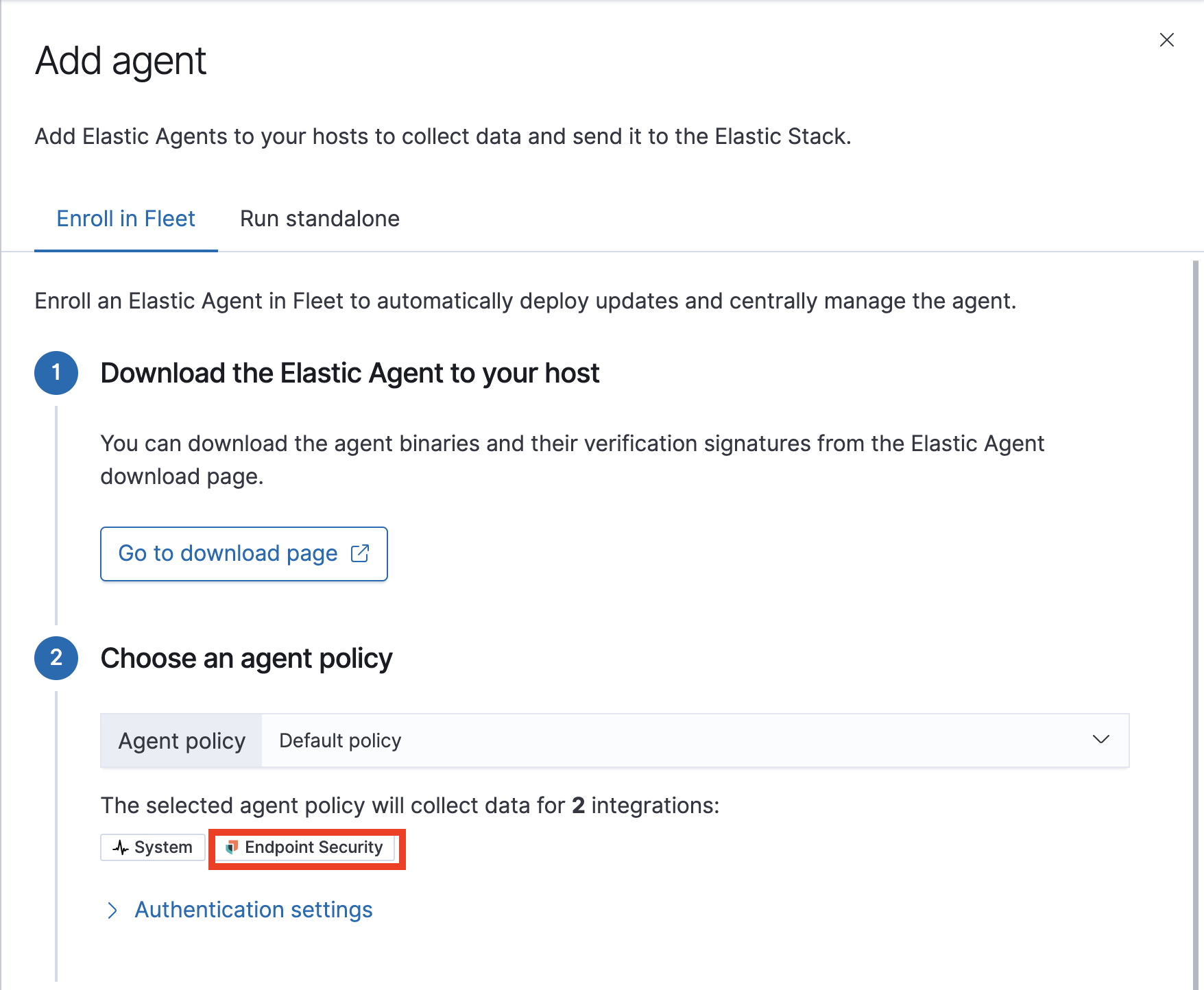 endpoint configuration