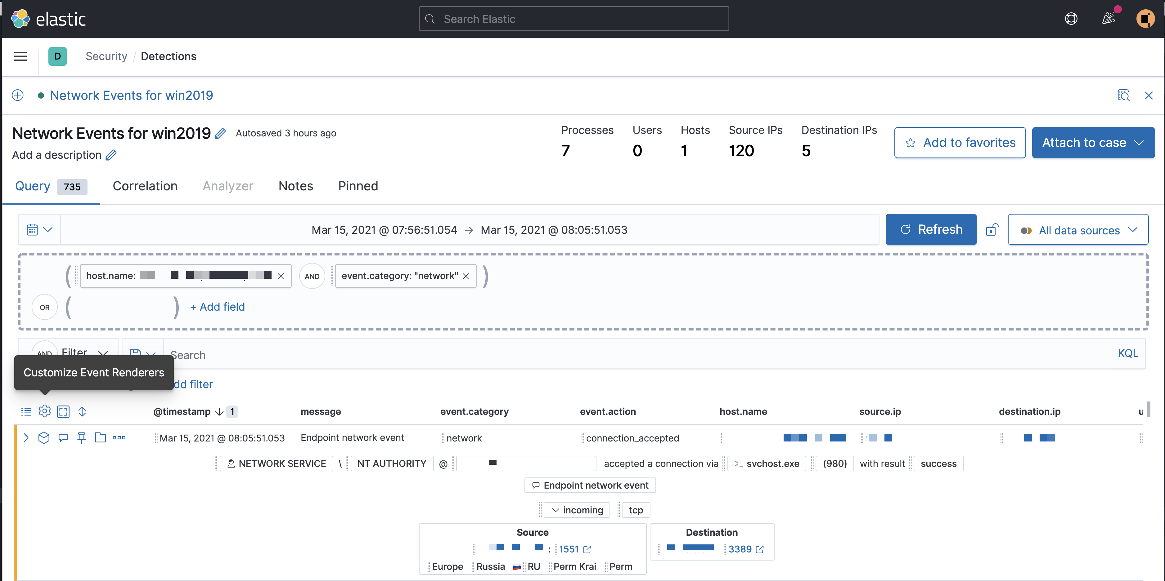 timeline ui renderer