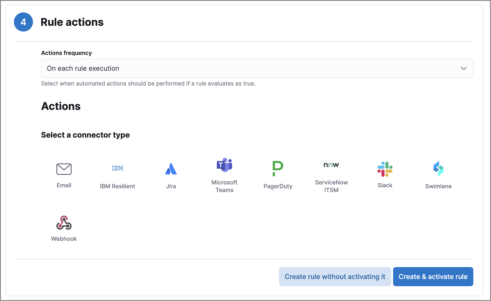 available action types