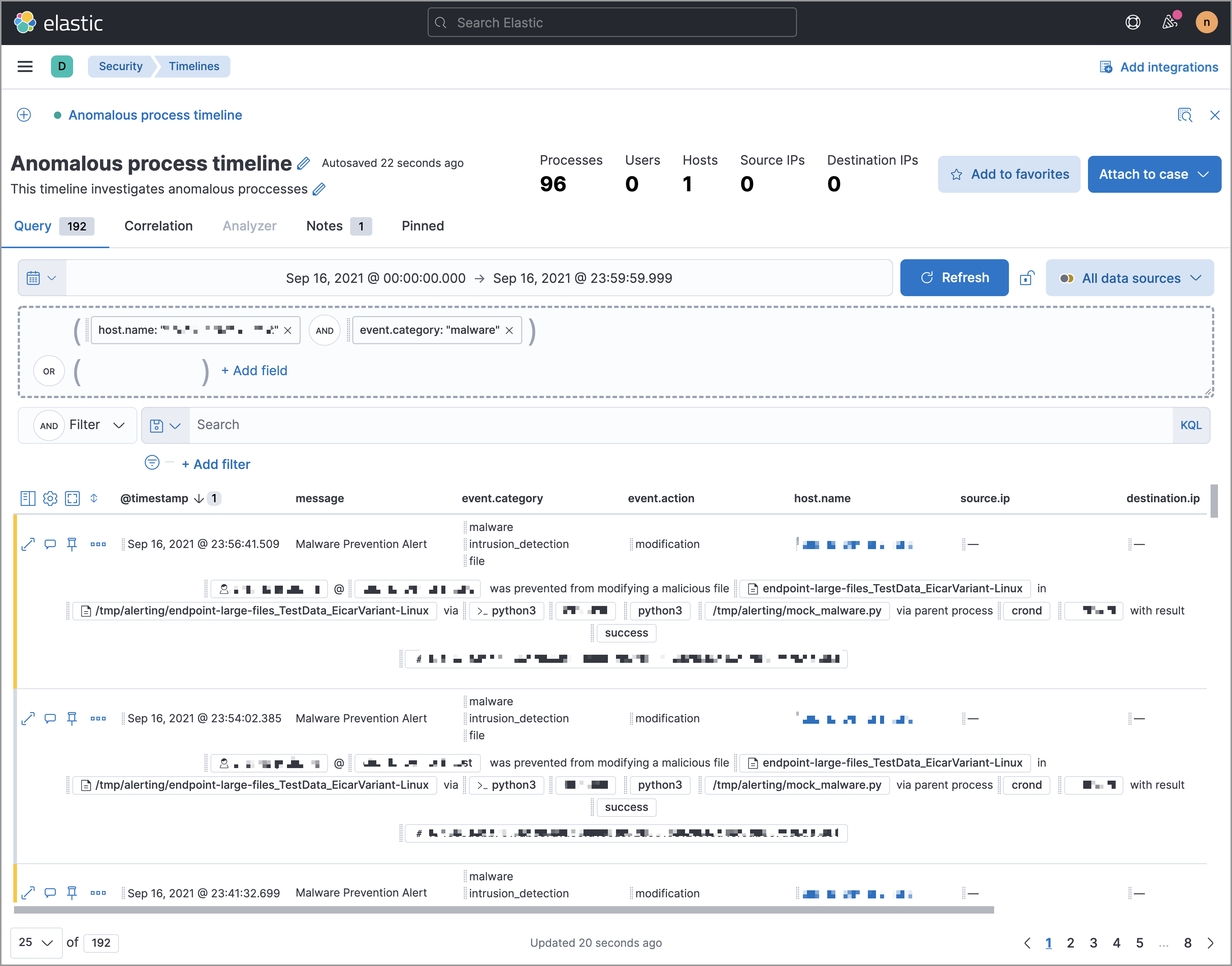 timeline ui updated