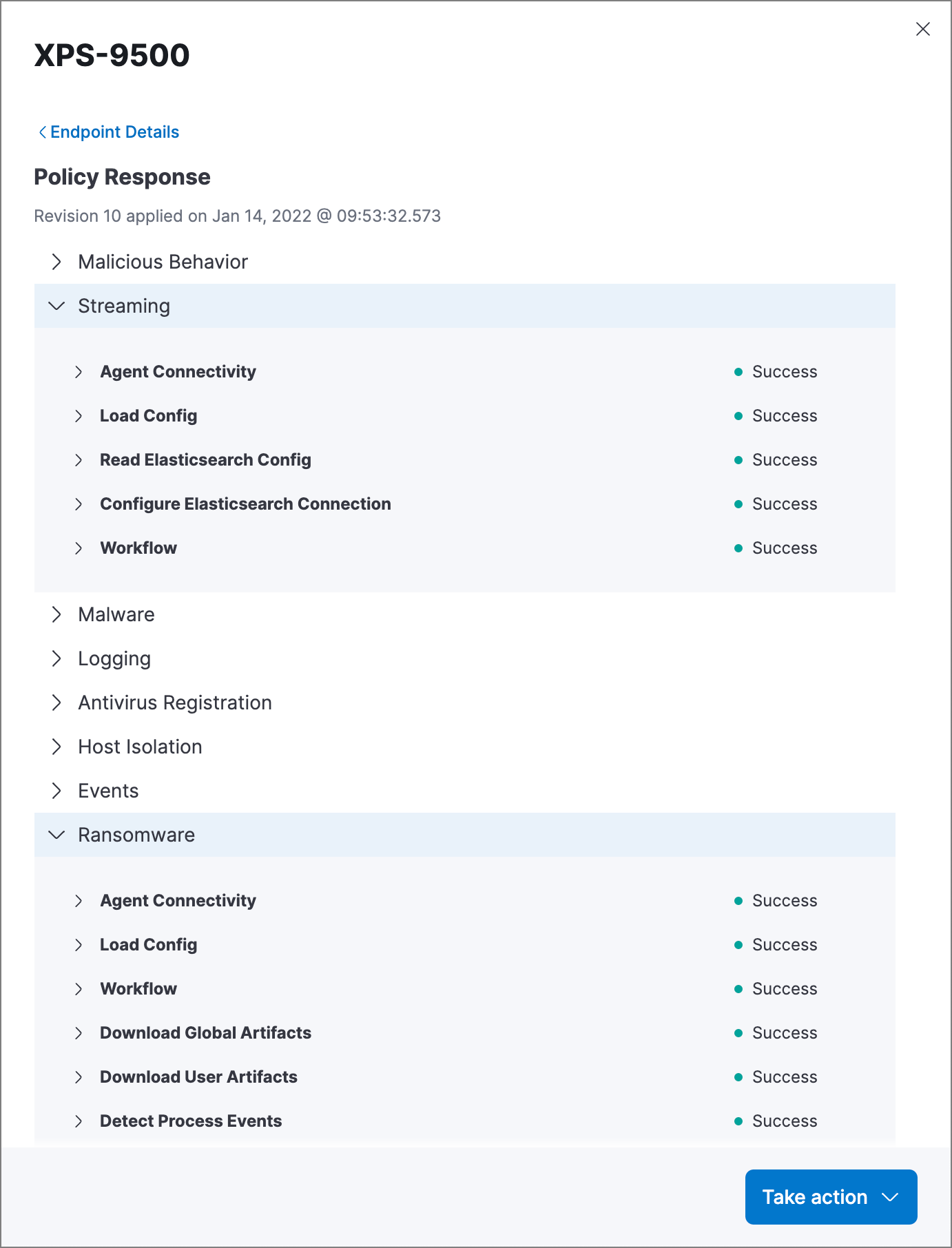 Config status details