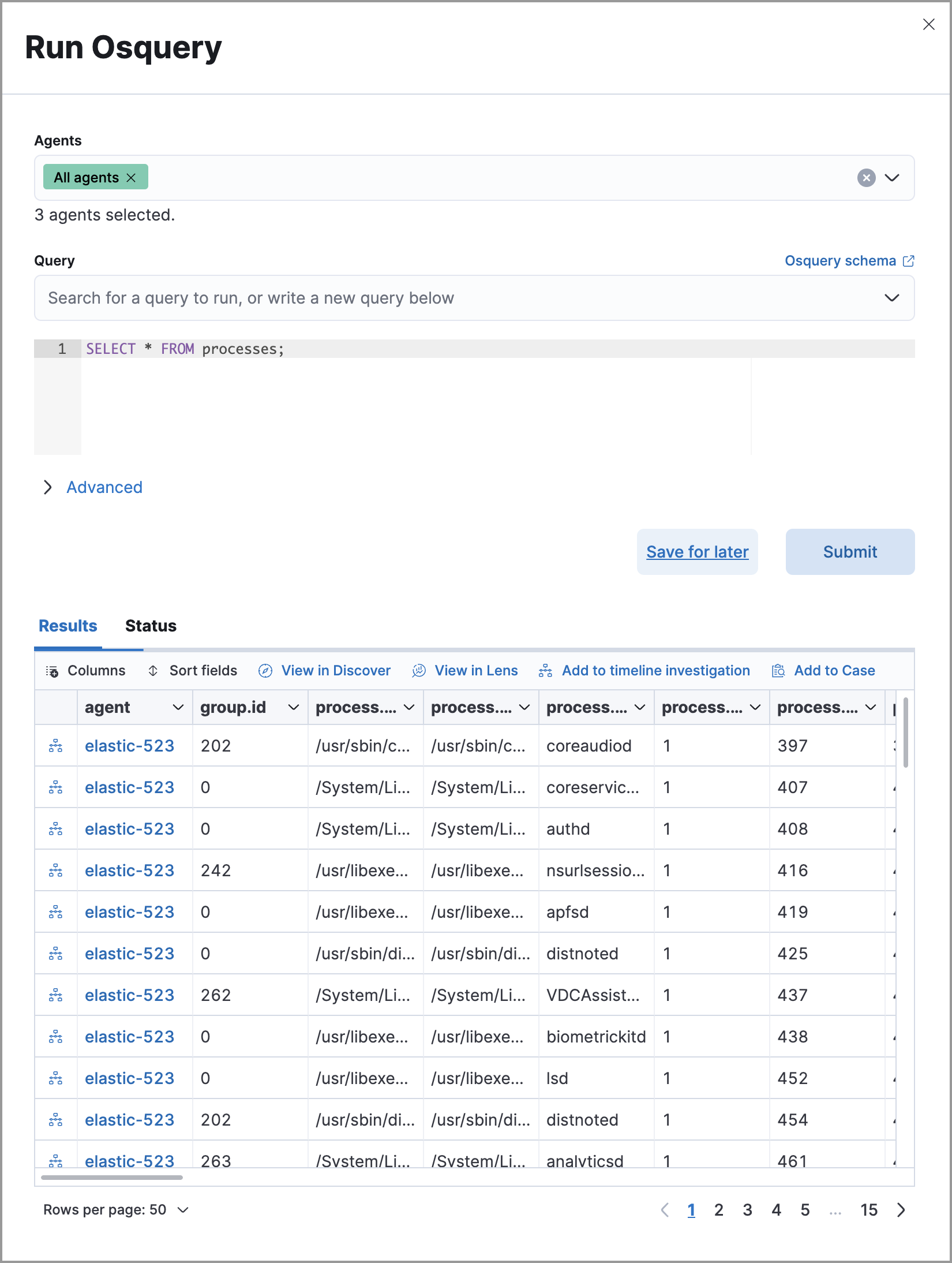 run query investigation guide