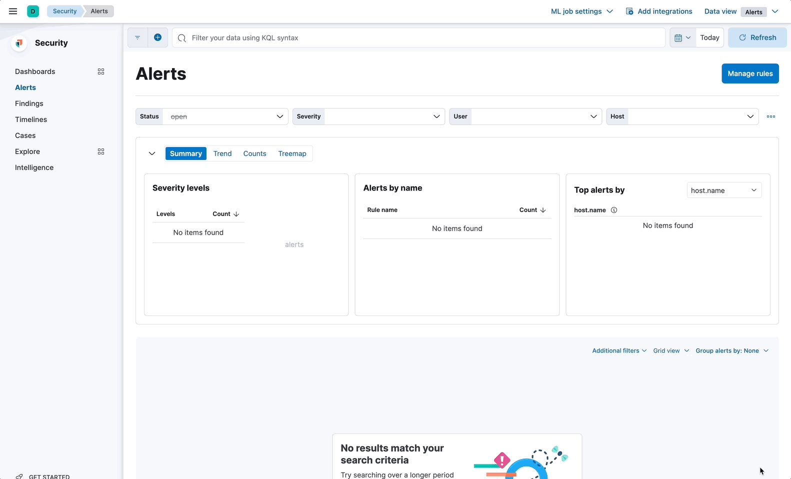 Animation of the Security Assistant chat window