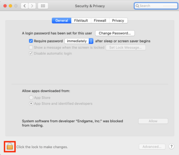  getting started fda lock button