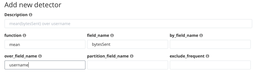 "Create a detector for population analysis