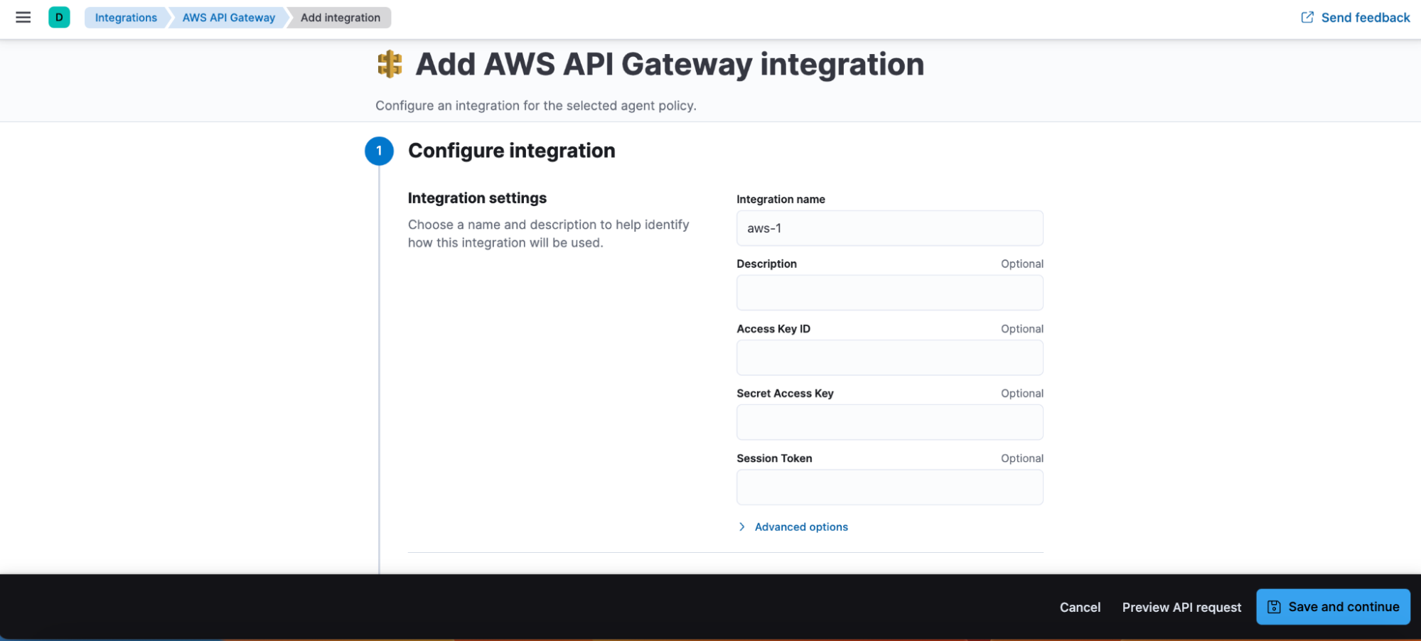 add-aws-integration