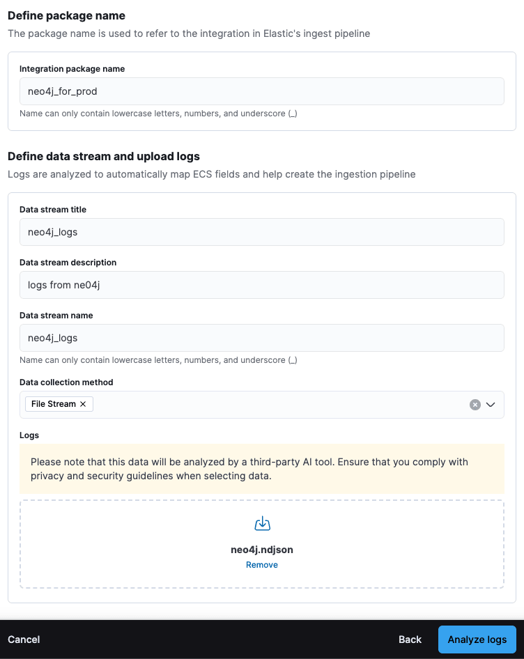 Set up pipeline