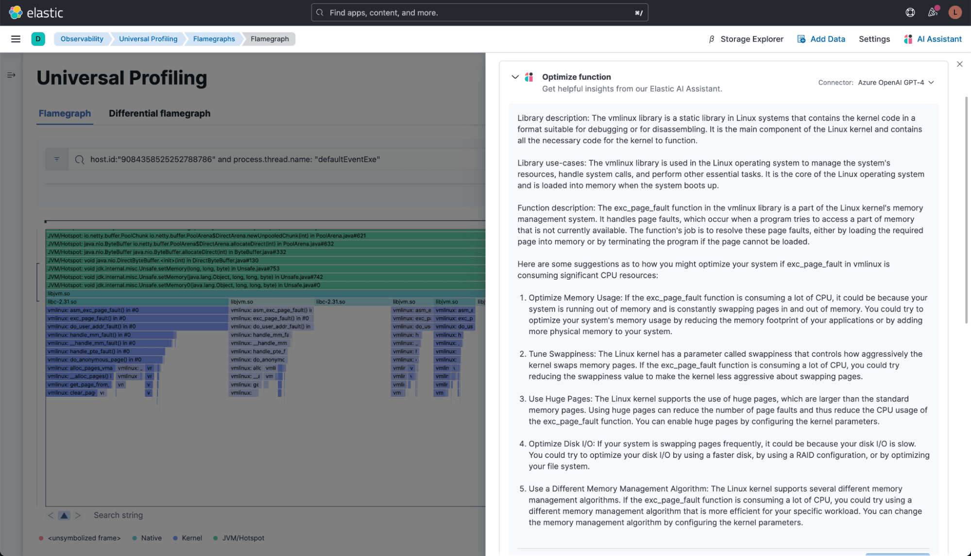 6 - Detailed analysis using flamegraph