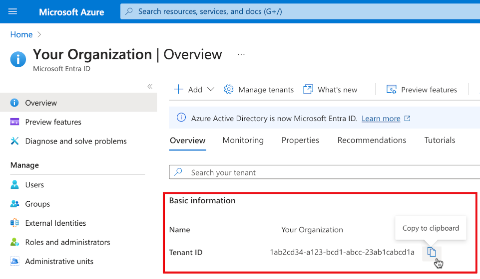 your organization overview