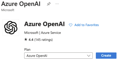 Azure OpenAI on Marketplace