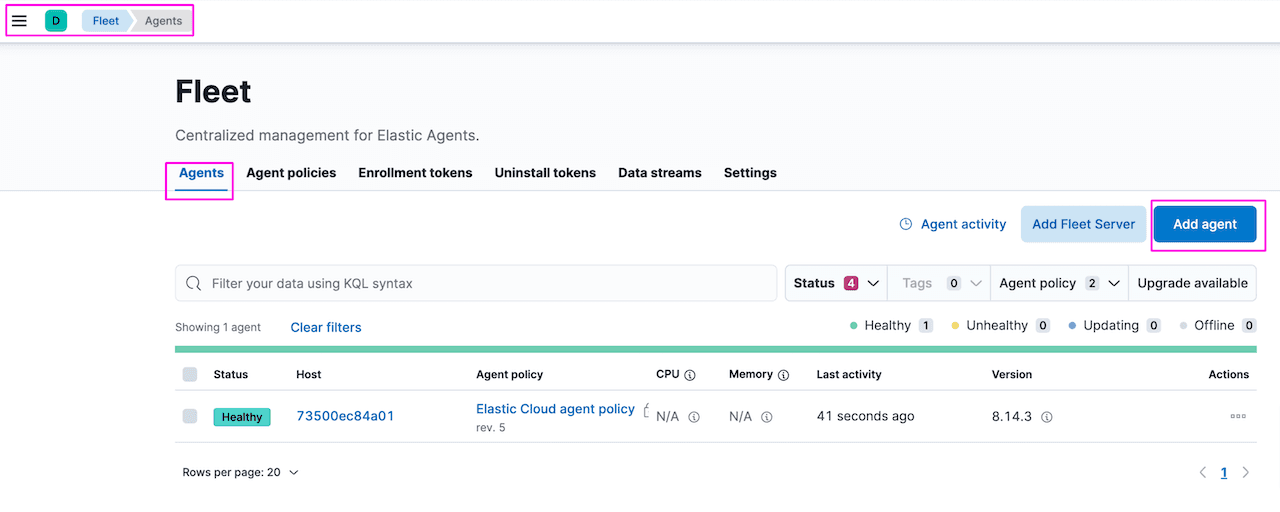 aws vpc flow elastic agent install 1