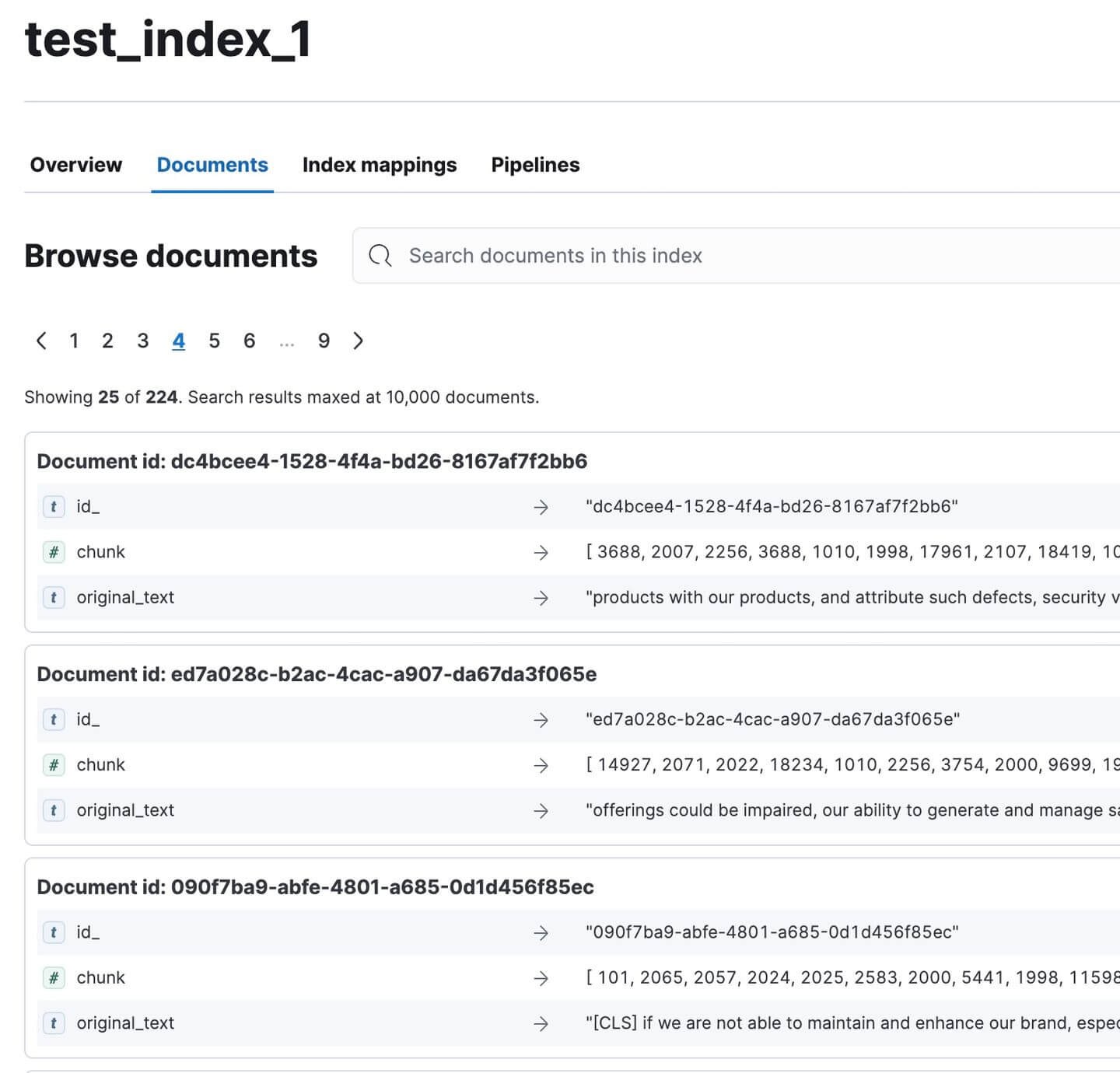 Index Kibana