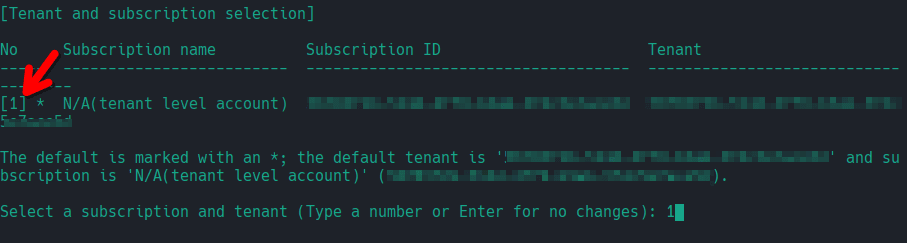 account’s subscription number OneLake