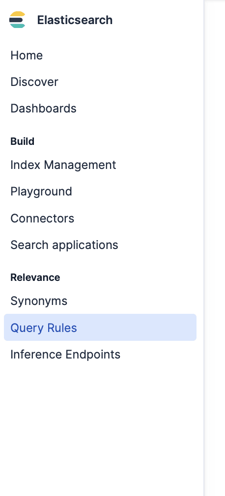 Accessing Query Rules in Elasticsearch under relevance