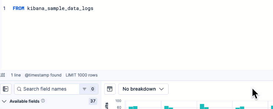 What happens when a user selects the Detect Change Point” query.