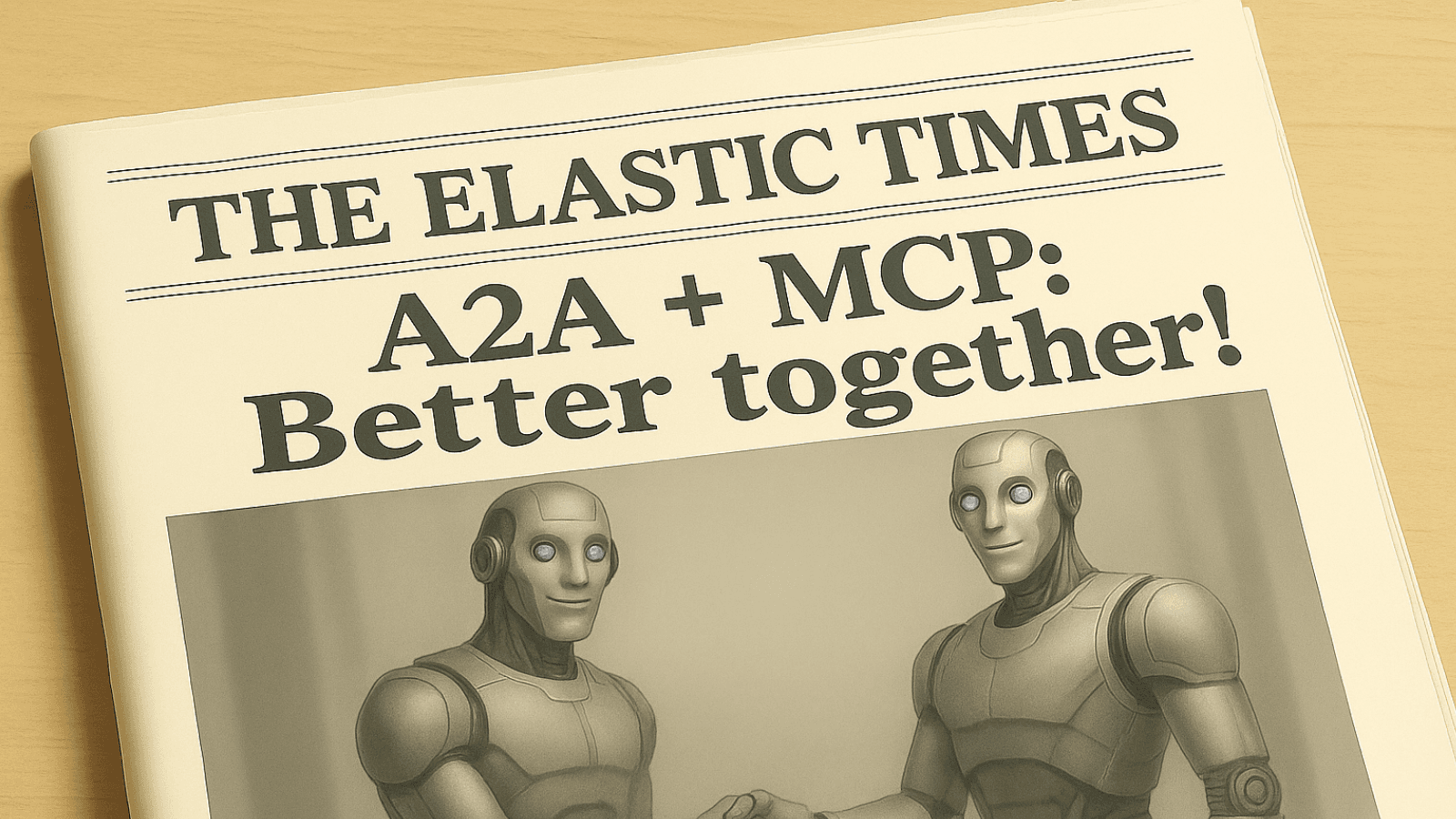 Creating an LLM Agent newsroom with A2A protocol and MCP in Elasticsearch: Part I