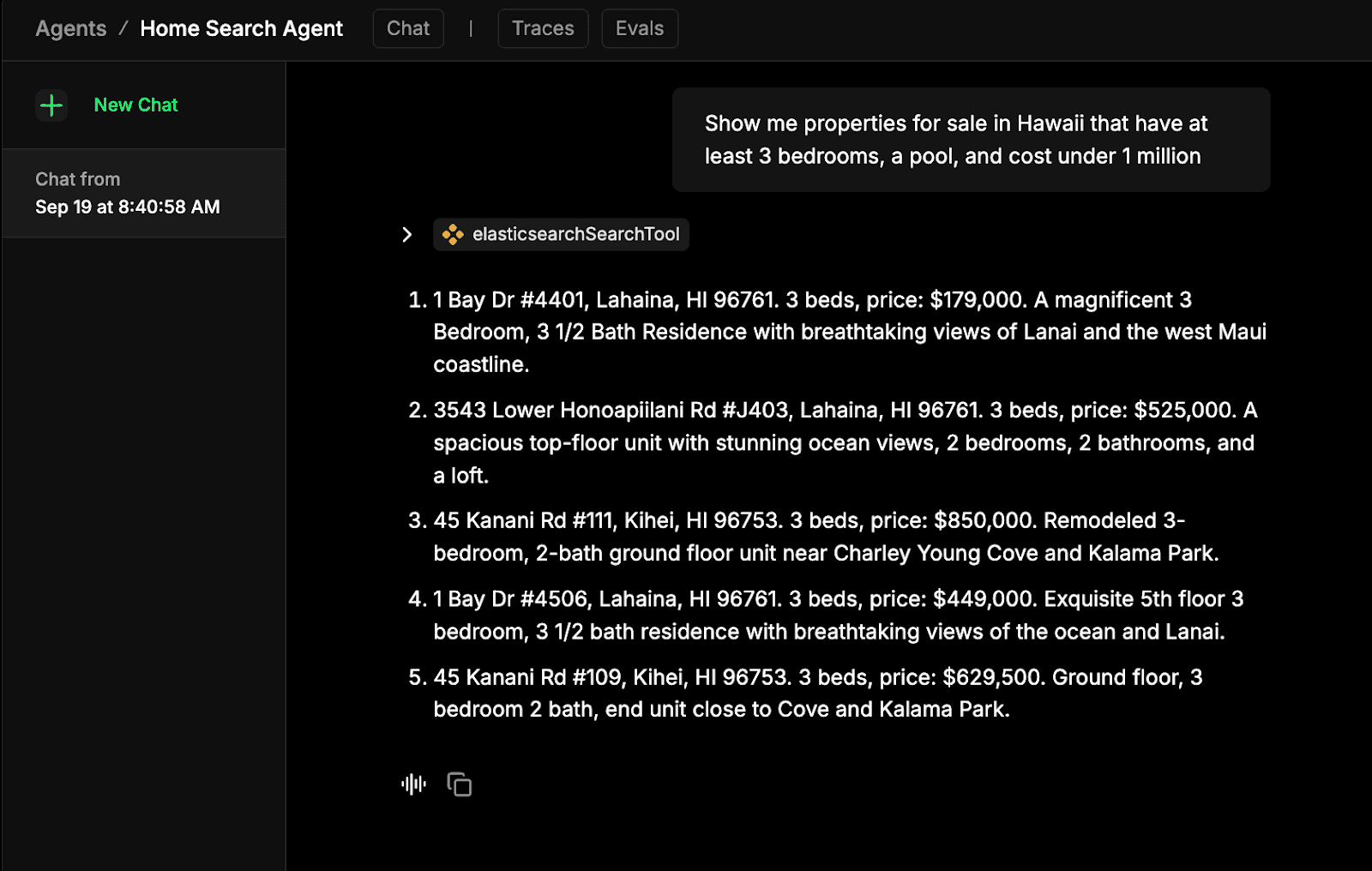 Creating a home search agent
